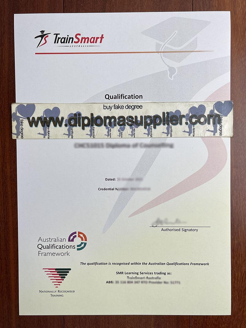 TrainSmart Australia diploma, TrainSmart Australia fake certificate, TrainSmart Australia degree