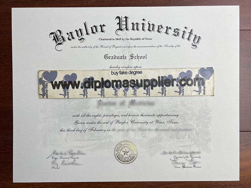 Baylor University fake diploma, Baylor University fake degree, fake Baylor University certificate