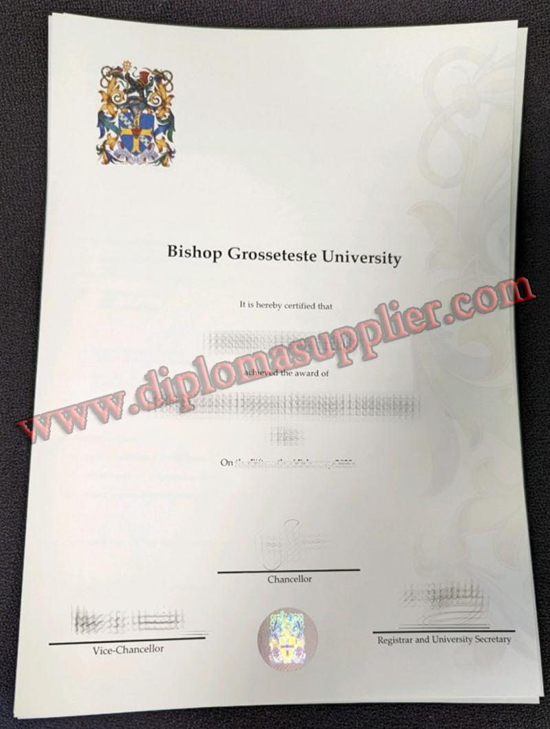 Bishop Grosseteste University diploma, Bishop Grosseteste University degree, Bishop Grosseteste University certificate
