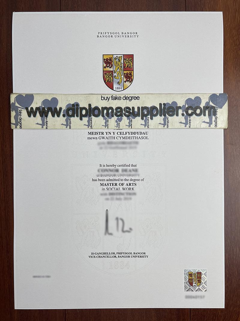 Bangor University diploma, Bangor University degree, Bangor University fake certificate